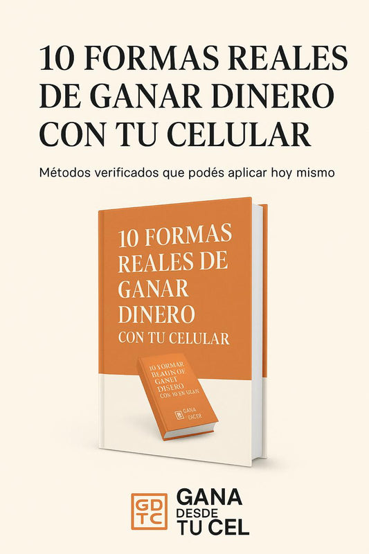 Ebook: 10 Maneras Reales de Ganar Dinero con tu Celular – Libro Digital